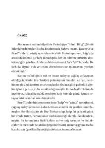 Ruh ve İnsan & Kadim Bilgelikte Psikoloji