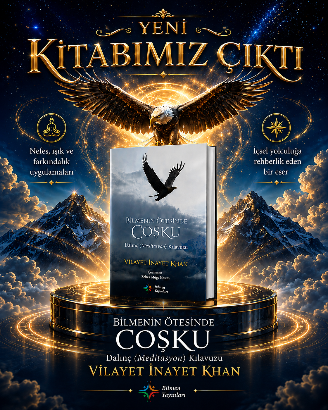 Bilmenin Ötesinde Coşku Dalınç (Meditasyon) Kılavuzu (Vilayet İnayet Khan)